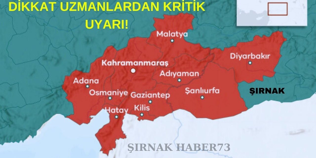 Şırnak, Diyarbakır, Adana, Kahramanmaraş ve Hatay O Saatlere Dikkat: Uzmanlar Uyardı!
